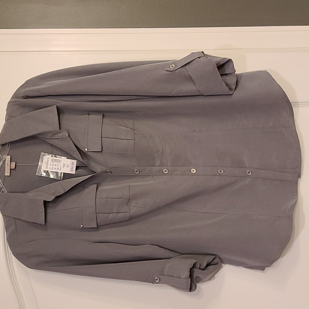 Gray blouse